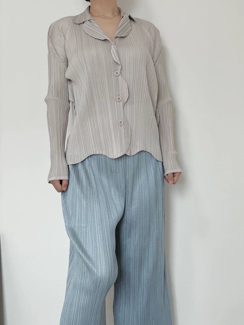 Issey Miyake Issey Miyake Pleats Please Pleated Shirt - dmc Size US M / EU 48-50 / 2 - 2 Thumbnail