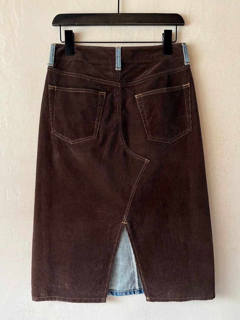 Comme des Garcons JUNYA WATANABE Denim Patchwork Skirt - dmc Size US 30 / EU 46 - 8 Thumbnail