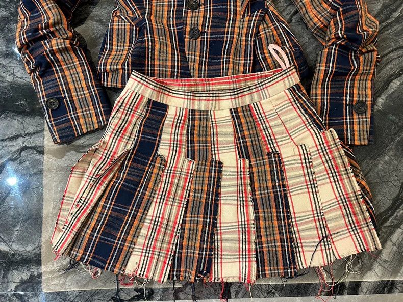 Vivienne Westwood Vivienne Westwood Plaid Blazer Skirt Set - dmc Size US 30 / EU 46 - 5 Thumbnail
