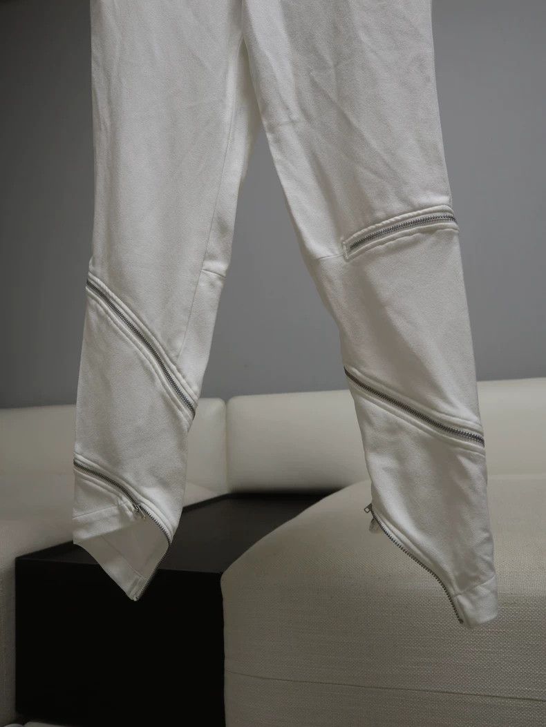 Comme des Garcons Black Comme des Garcons White Zip Pants - dmc Size US 30 / EU 46 - 7 Thumbnail