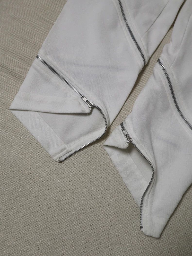 Comme des Garcons Black Comme des Garcons White Zip Pants - dmc Size US 30 / EU 46 - 5 Thumbnail