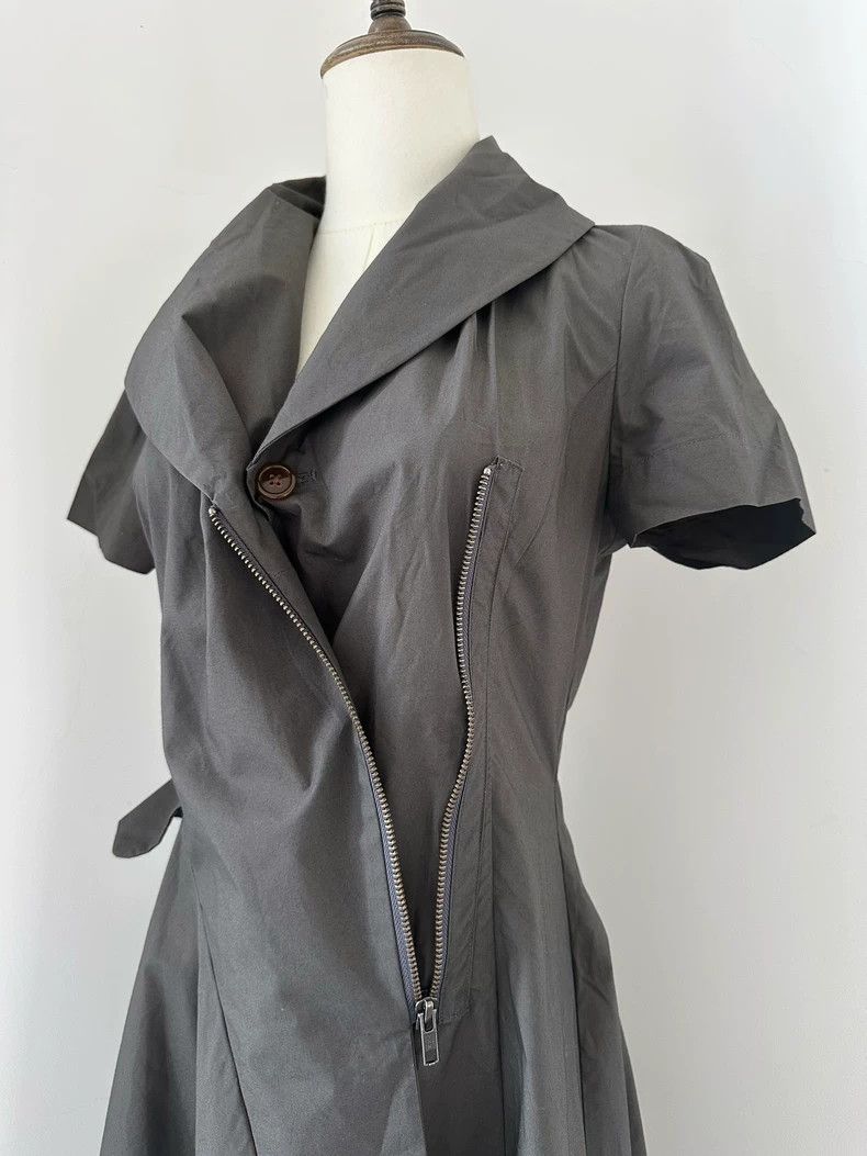 Vivienne Westwood Vivienne Westwood Gray Zip Dress - dmc Size US 30 / EU 46 - 6 Thumbnail