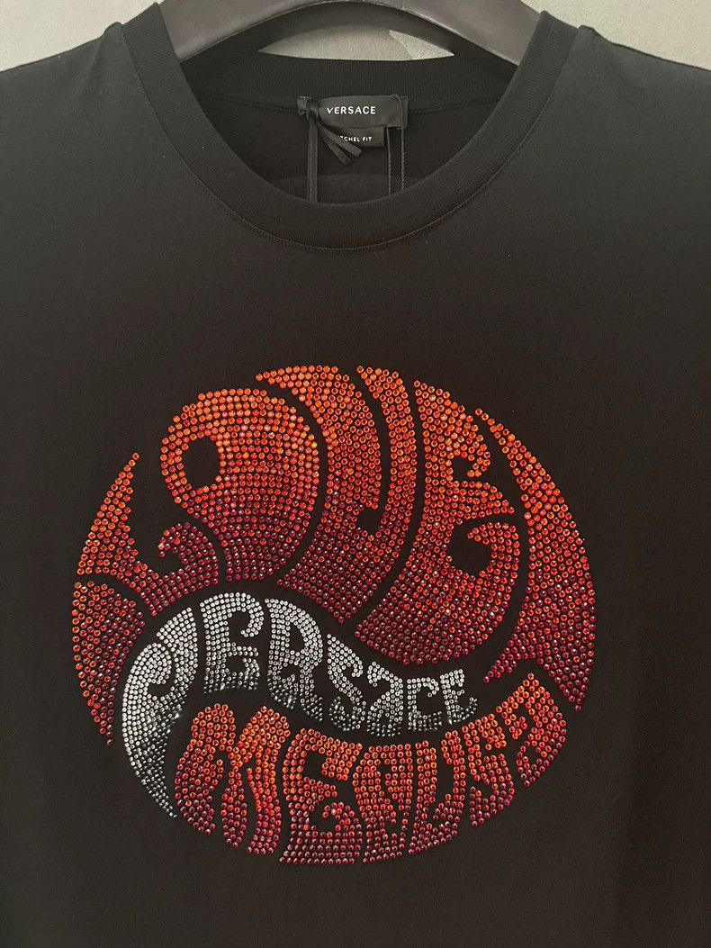 Versace Versace Black Short Sleeve T-Shirt with Logo - dmc Size US S / EU 44-46 / 1 - 4 Thumbnail
