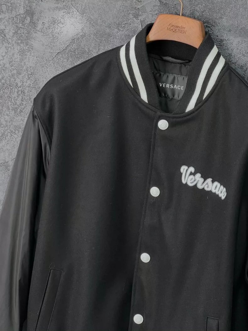 Versace VERSACE Black Varsity Collar Jacket - dmc Size US M / EU 48-50 / 2 - 5 Thumbnail