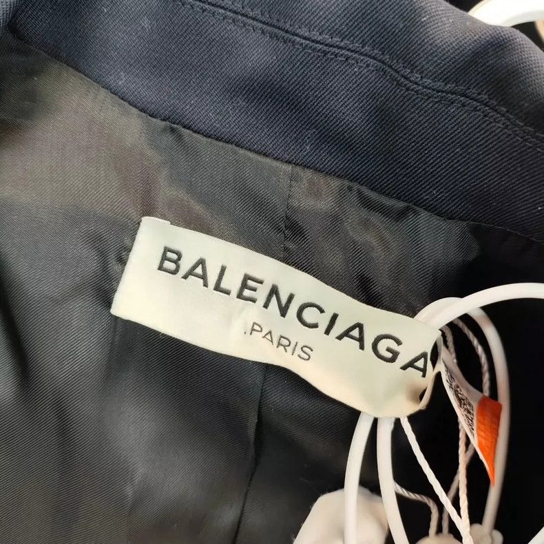 Balenciaga Balenciaga Cashmere Double-Breasted Blazer - dmc Size US S / EU 44-46 / 1 - 3 Thumbnail