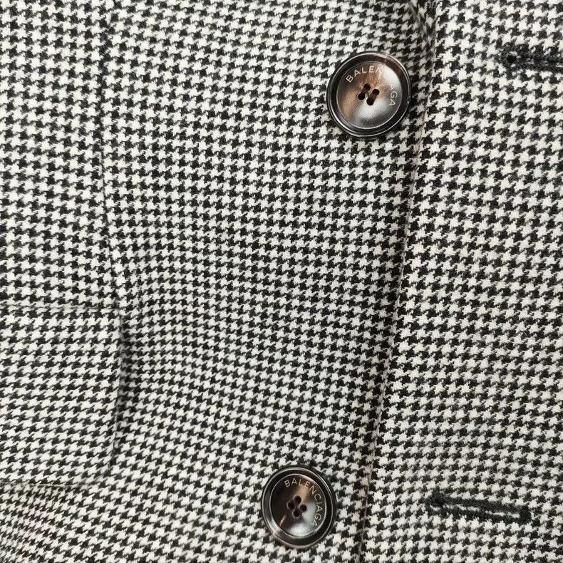 Balenciaga Balenciaga Houndstooth Wool Blazer - dmc Size US S / EU 44-46 / 1 - 5 Thumbnail