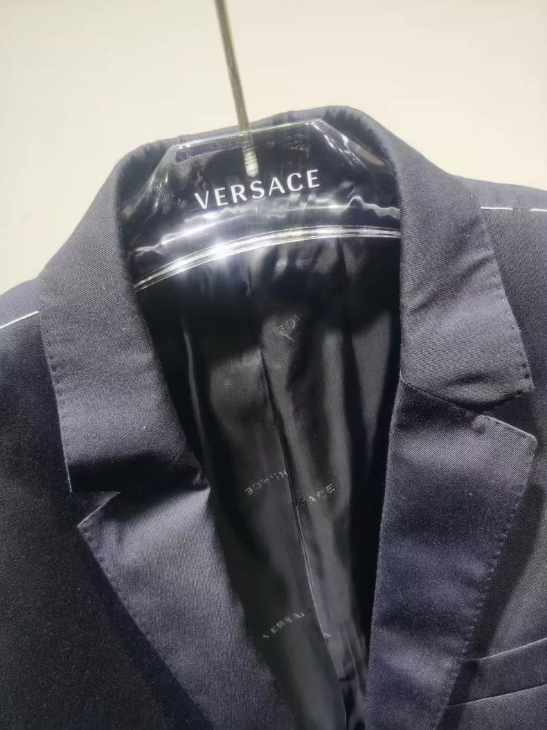 Versace Versace Men's Wool Suit - dmc Size US XL / EU 56 / 4 - 4 Thumbnail