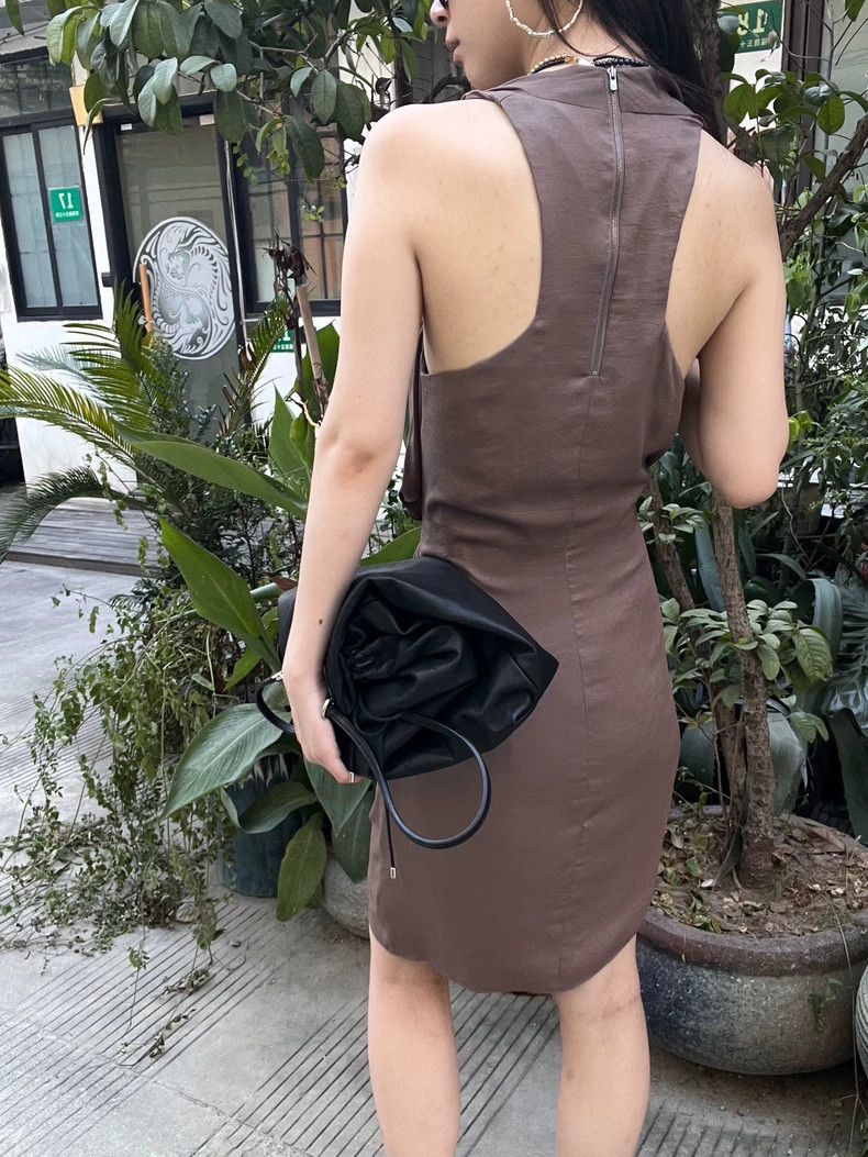 Helmut Lang Helmut Lang Asymmetric Sleeveless Dress - dmc Size US 30 / EU 46 - 5 Thumbnail