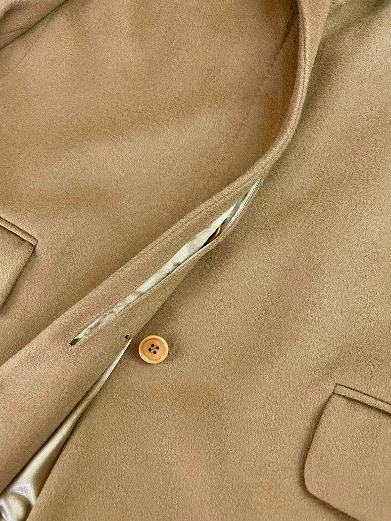Helmut Lang Helmut Lang Vintage Camel Wool Coat - dmc Size US M / EU 48-50 / 2 - 4 Thumbnail