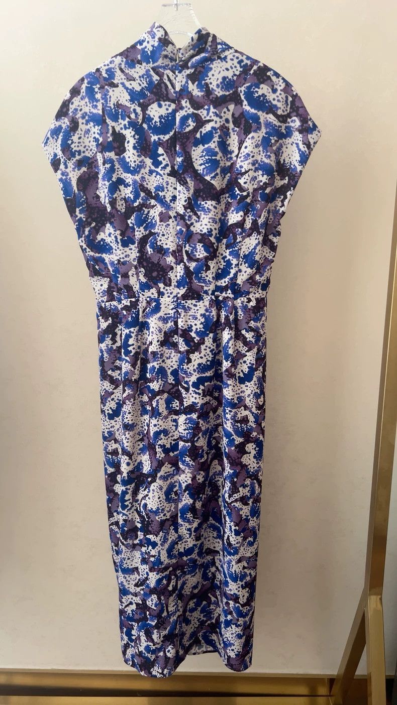 Dries Van Noten Dries Van Noten 25SS Printed Dress - dmc Size US 30 / EU 46 - 6 Thumbnail