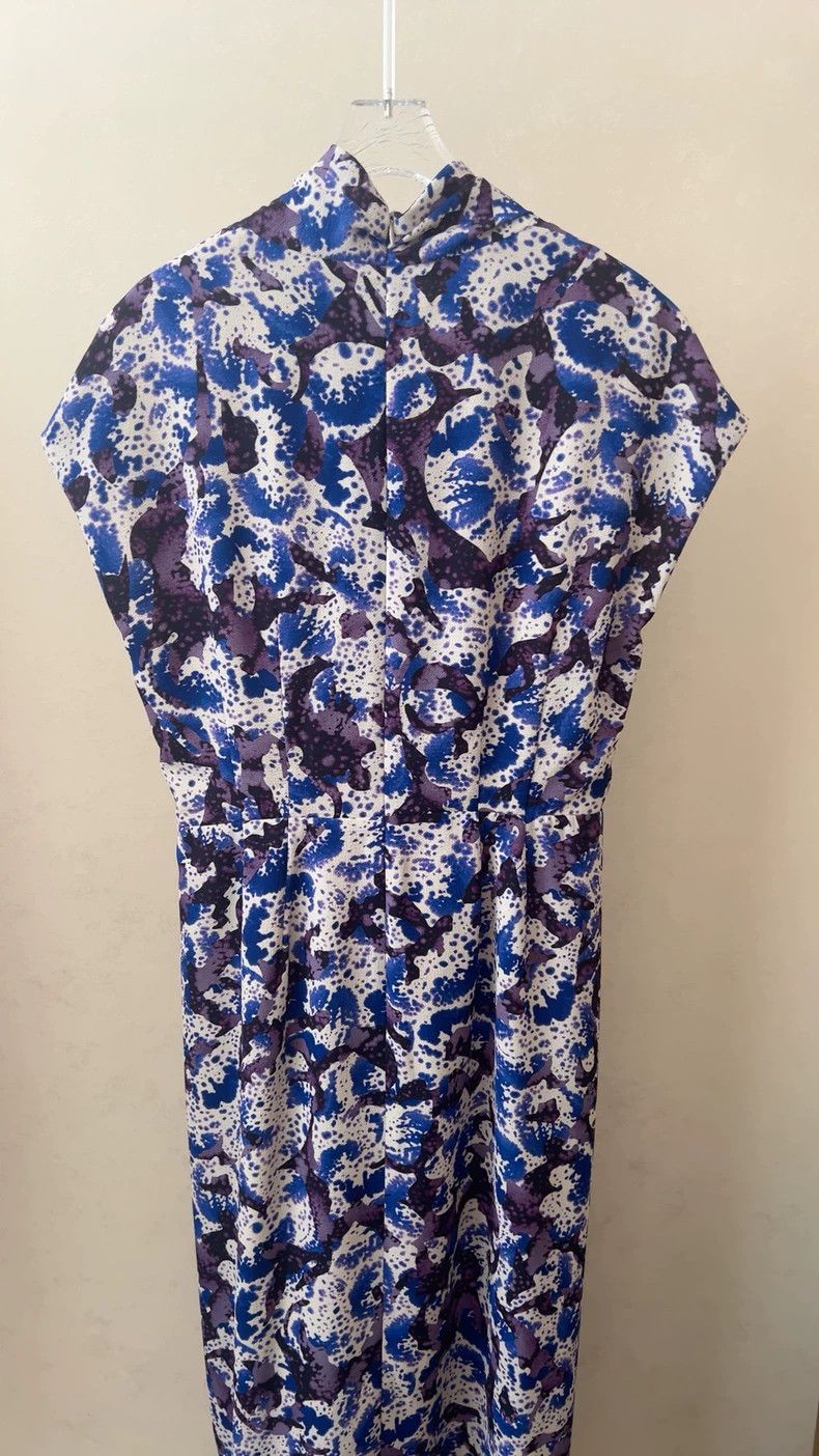 Dries Van Noten Dries Van Noten 25SS Printed Dress - dmc Size US 30 / EU 46 - 5 Thumbnail