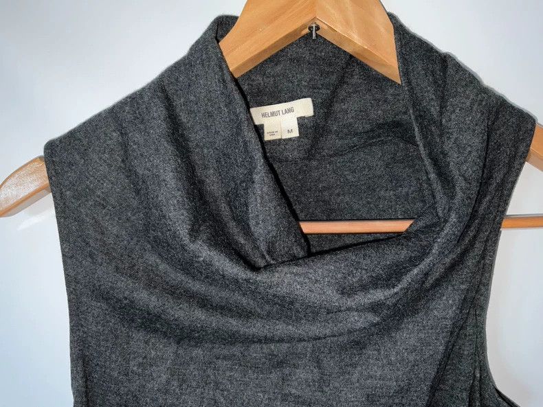 Helmut Lang Helmut Lang Vintage Gray Pleated Dress - dmc Size US 32 / EU 48 - 4 Thumbnail