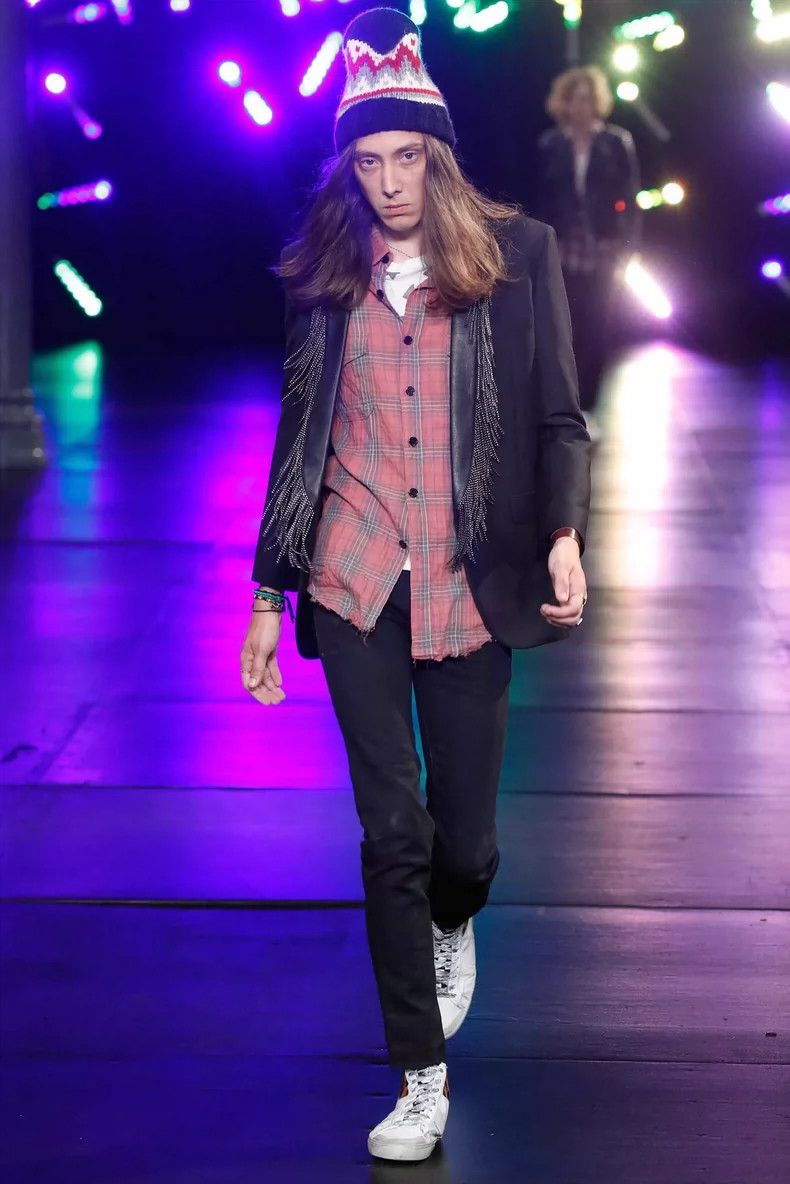 Saint Laurent Paris Saint Laurent High-Top Checkerboard Sneakers - dmc Size US 8 / EU 41 - 9 Thumbnail