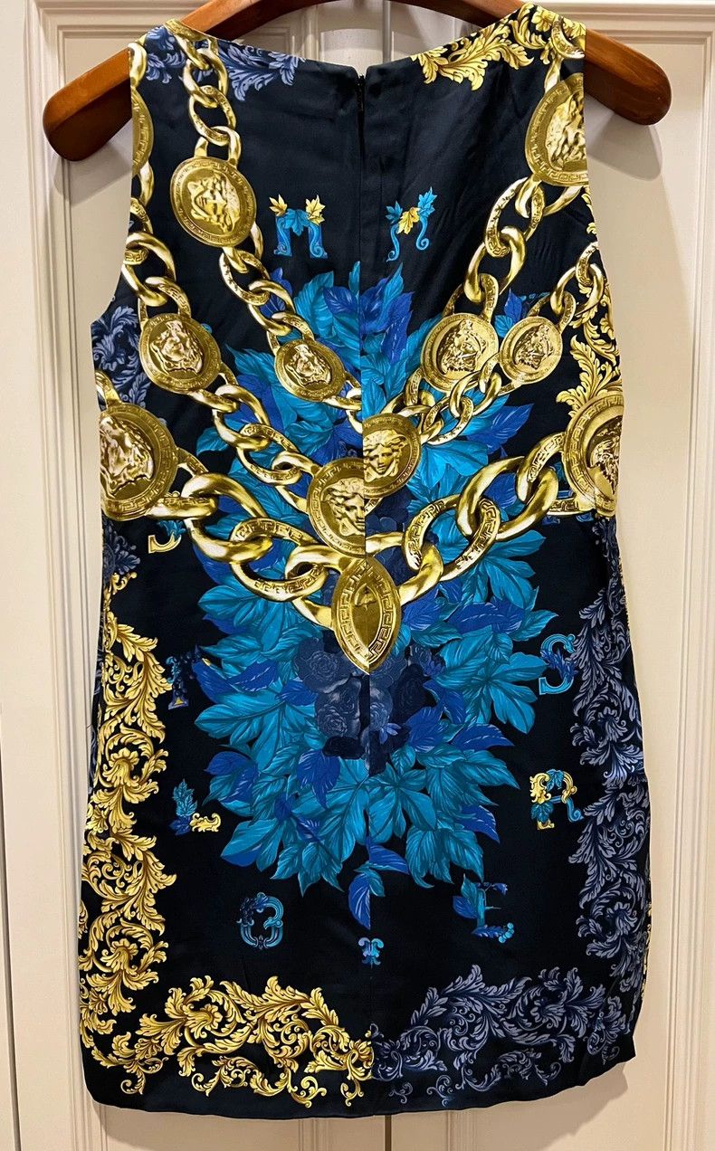 Versace Versace Sleeveless Printed Dress - dmc Size US 30 / EU 46 - 3 Thumbnail
