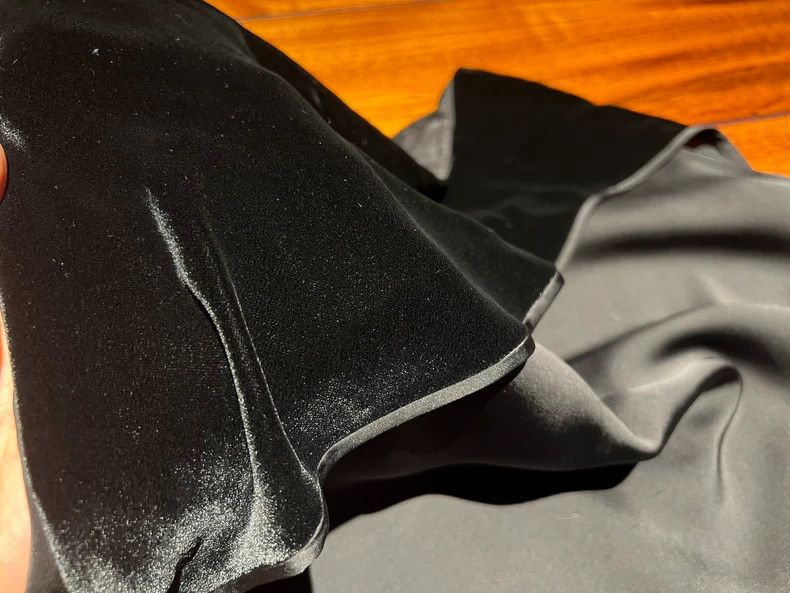 Helmut Lang Helmut Lang Satin Velvet Midi Skirt - dmc Size US 30 / EU 46 - 3 Thumbnail