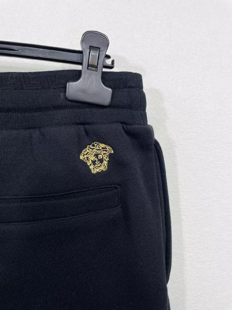 Versace VERSACE Men's Black Medusa Embroidered Sweatpants - dmc Size US 34 / EU 50 - 4 Thumbnail