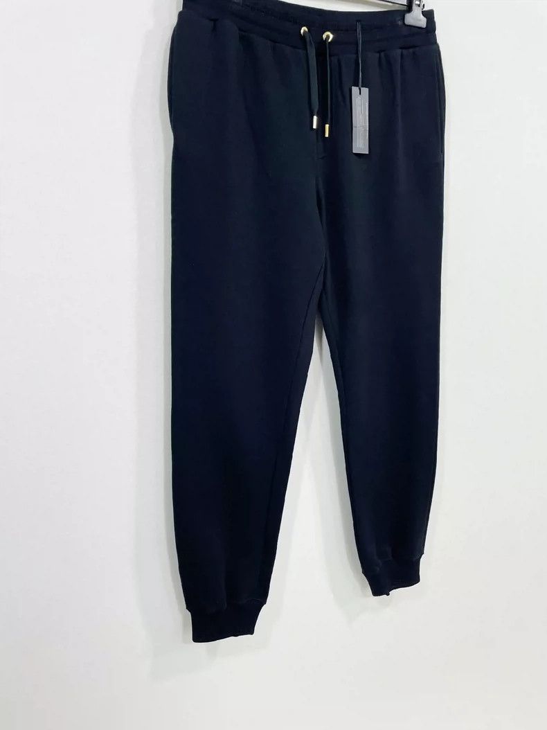 Versace VERSACE Men's Black Medusa Embroidered Sweatpants - dmc Size US 34 / EU 50 - 2 Thumbnail