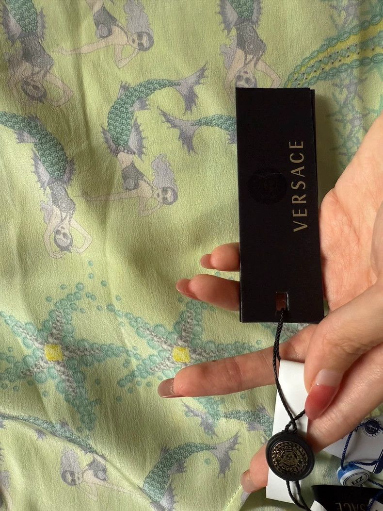 Versace Versace Marine Series Silk Dress - dmc Size US 30 / EU 46 - 4 Thumbnail