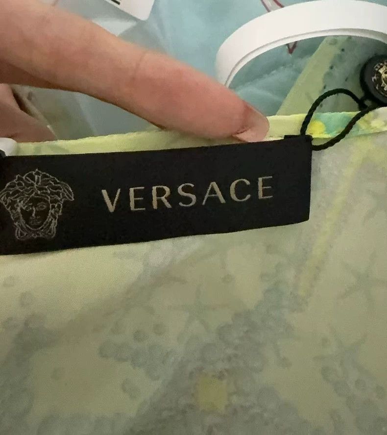 Versace Versace Marine Series Silk Dress - dmc Size US 30 / EU 46 - 2 Thumbnail