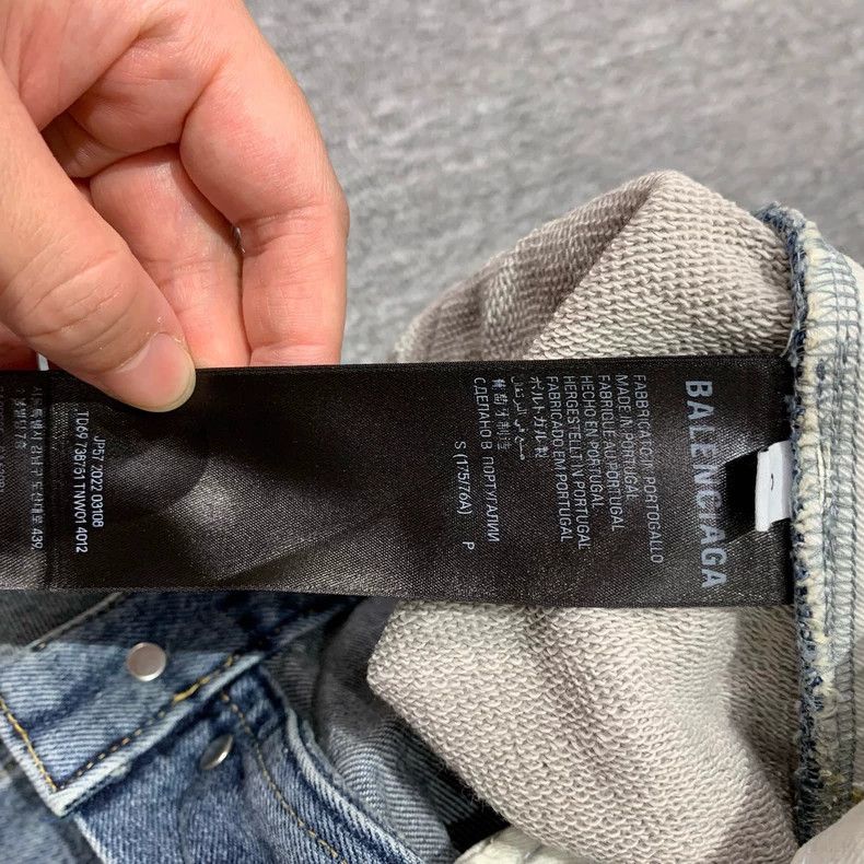 Balenciaga Balenciaga Blue Denim Patchwork Jeans - dmc Size US 30 / EU 46 - 5 Thumbnail