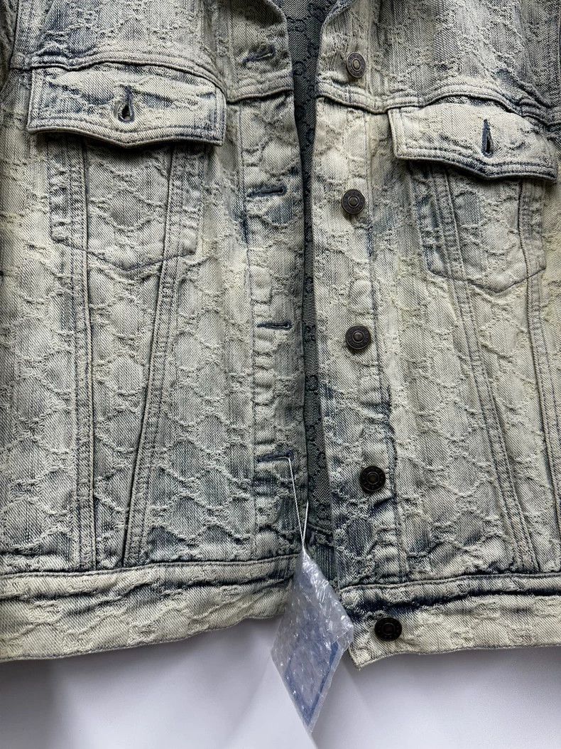 Gucci Gucci Monogram Denim Jacket - dmc Size US M / EU 48-50 / 2 - 6 Thumbnail