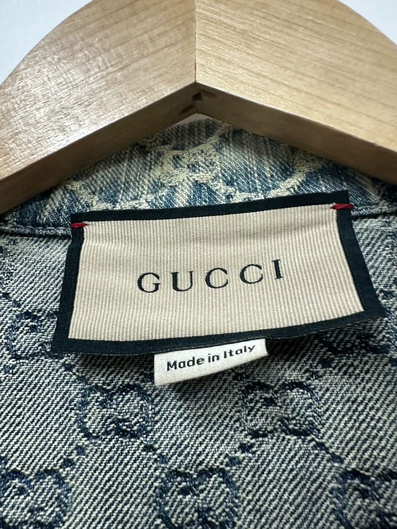 Gucci Gucci Monogram Denim Jacket - dmc Size US M / EU 48-50 / 2 - 3 Thumbnail