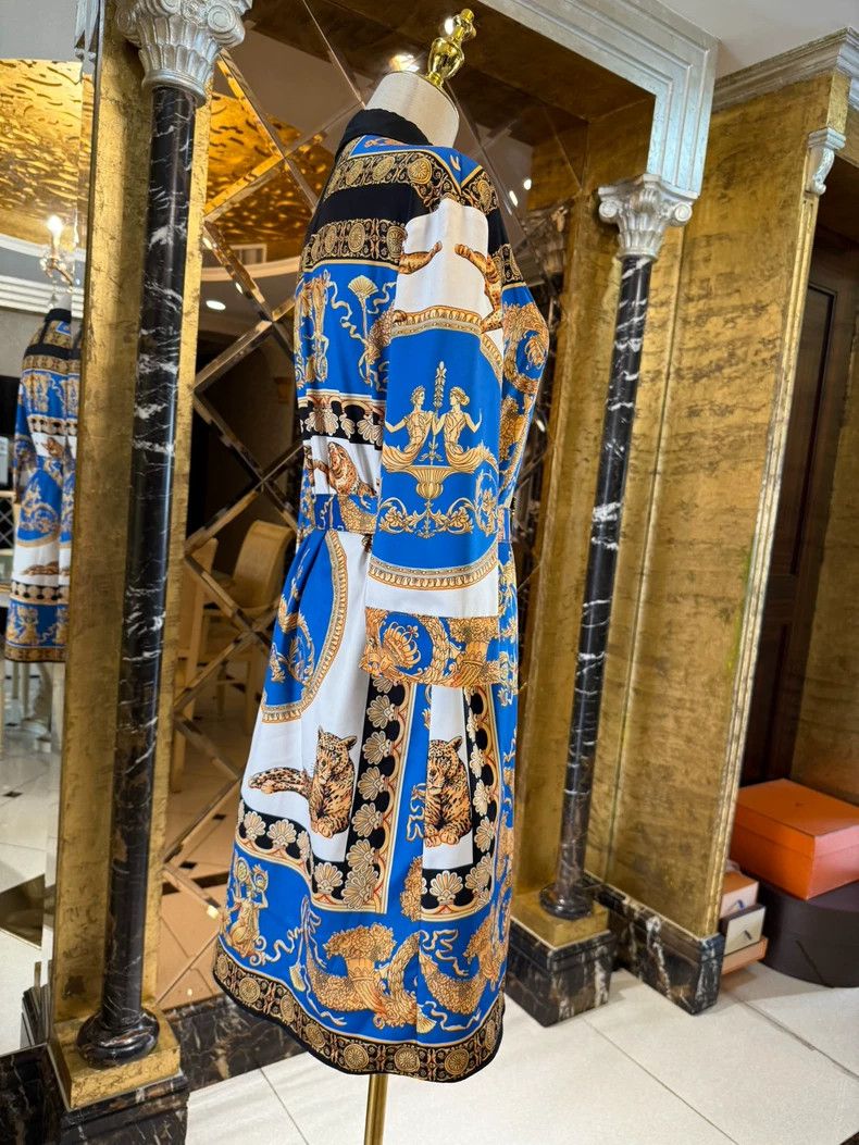 Versace Versace Baroque Print Coat Dress - dmc Size US M / EU 48-50 / 2 - 5 Thumbnail