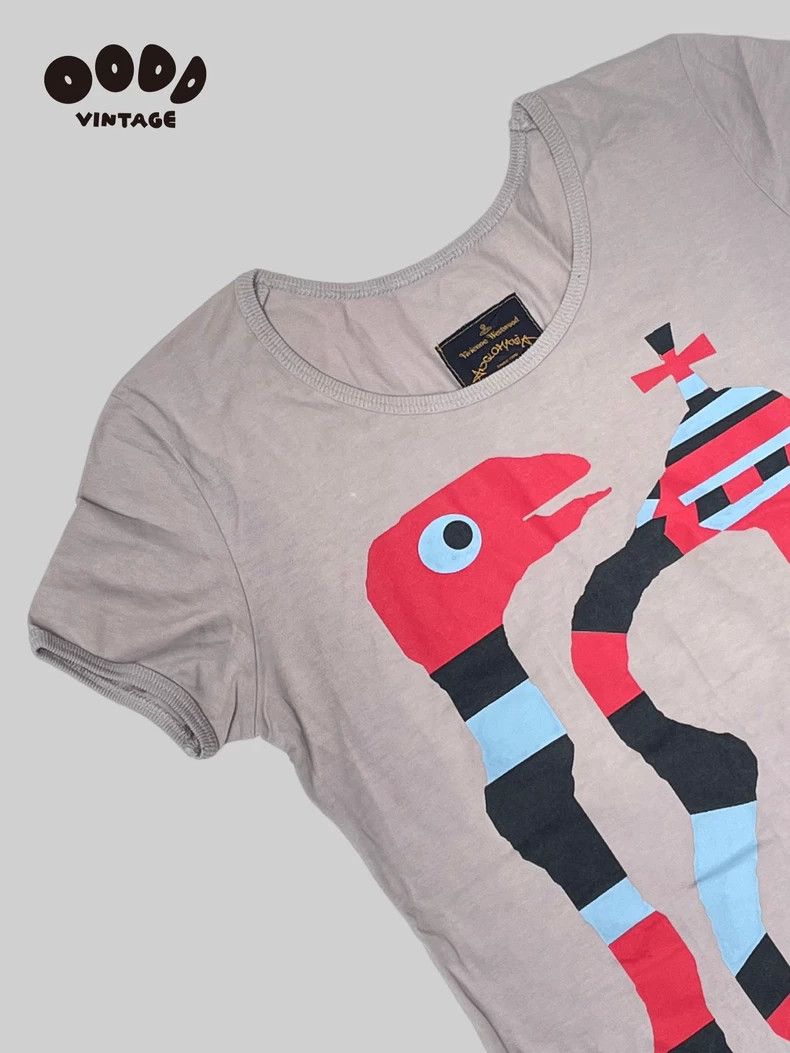 Vivienne Westwood Vivienne Westwood Anglomania Snake T-shirt - dmc Size US M / EU 48-50 / 2 - 2 Thumbnail