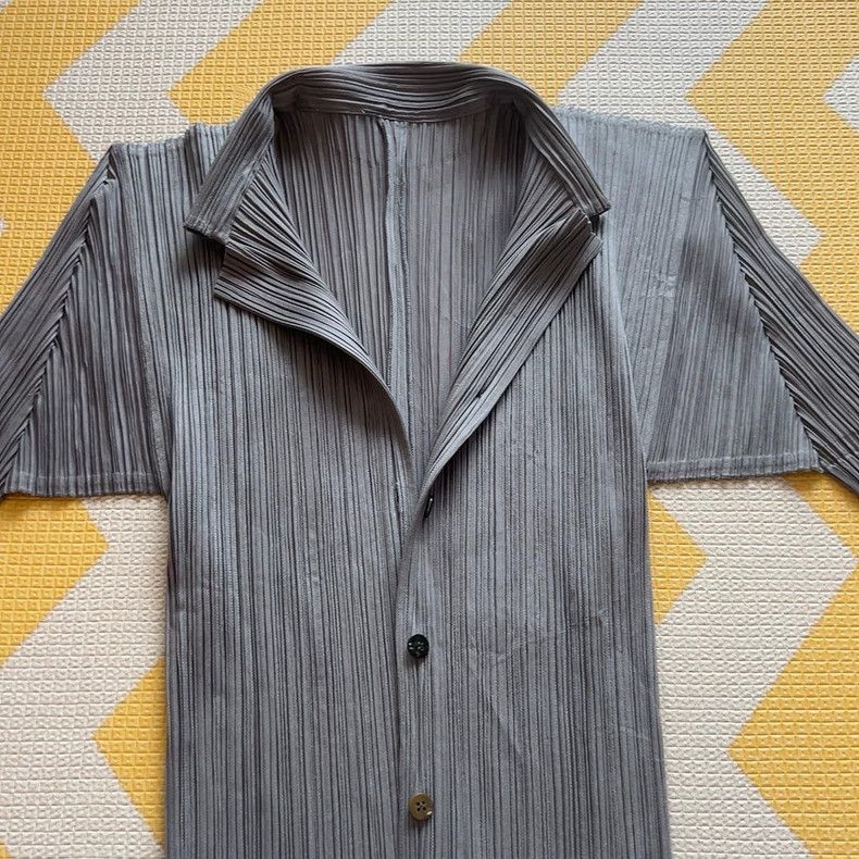 Issey Miyake Issey Miyake Pleats Please Button-Up Shirt - dmc Size US M / EU 48-50 / 2 - 2 Thumbnail