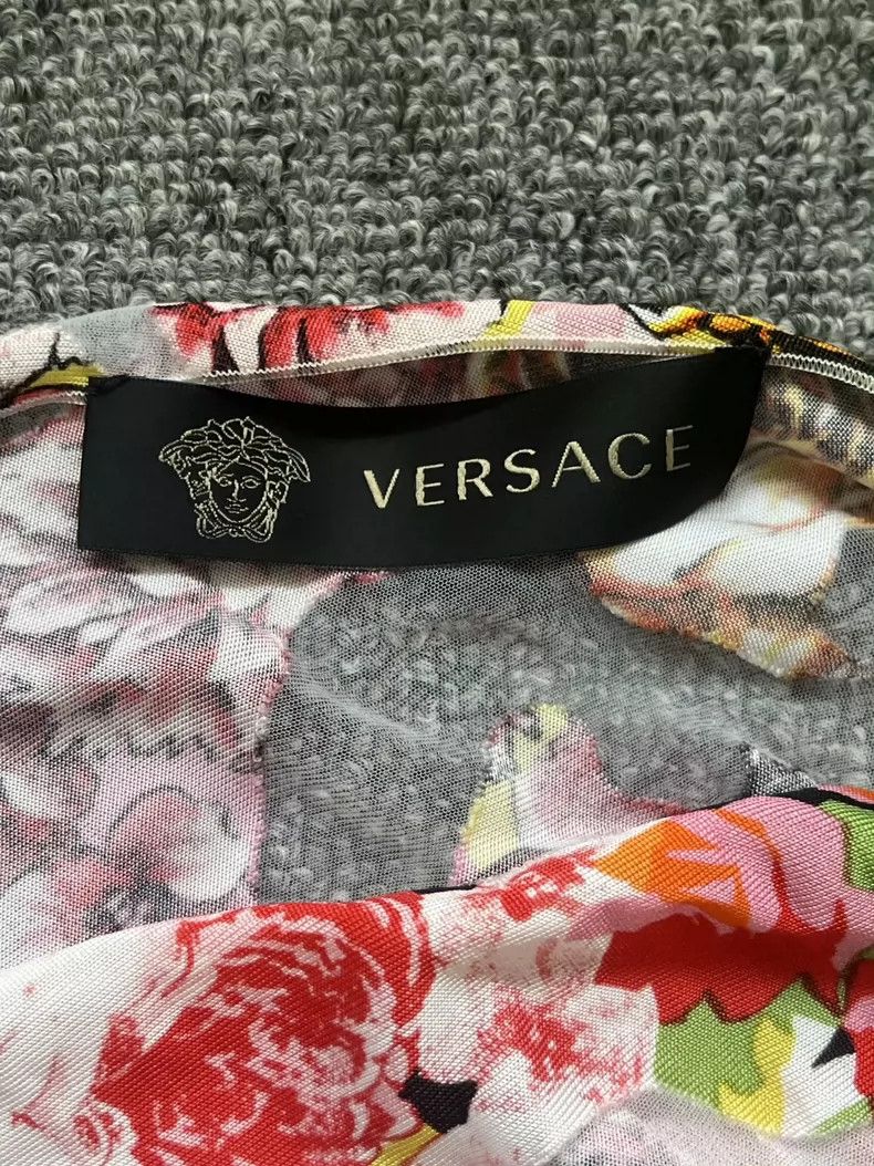 Versace Versace Printed Slim Fit Dress - dmc Size US 36 / EU 52 - 3 Thumbnail