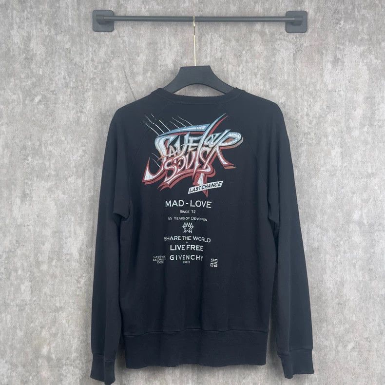 Givenchy Givenchy Distressed Eagle Print Sweatshirt - dmc Size US L / EU 52-54 / 3 - 2 Thumbnail