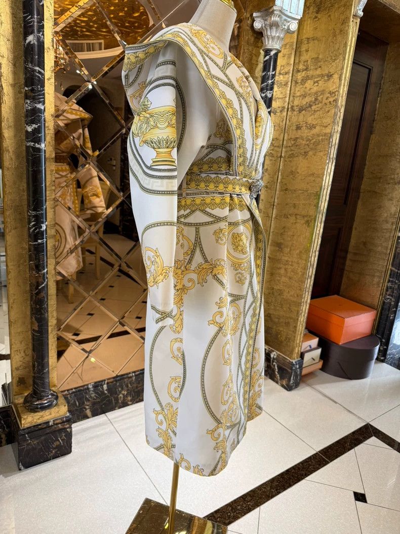 Versace Versace Baroque Medusa Silk Coat - dmc Size US M / EU 48-50 / 2 - 4 Thumbnail