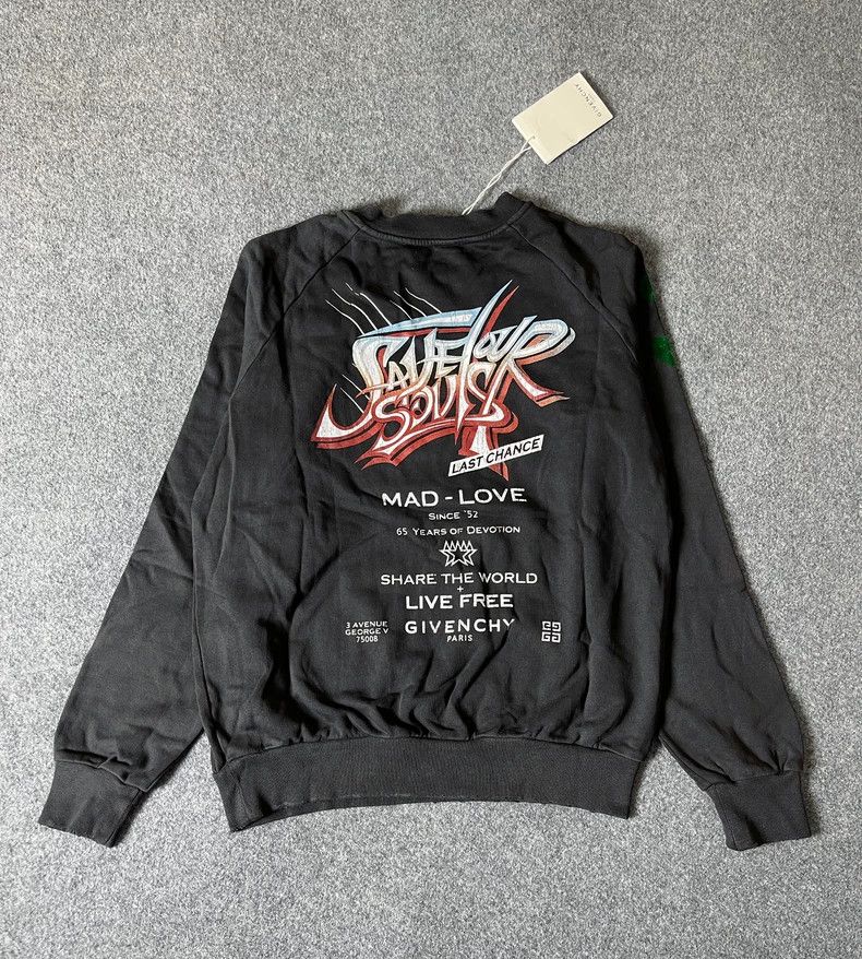 Givenchy Givenchy Eagle Lightning Print Sweatshirt - dmc Size US M / EU 48-50 / 2 - 2 Thumbnail