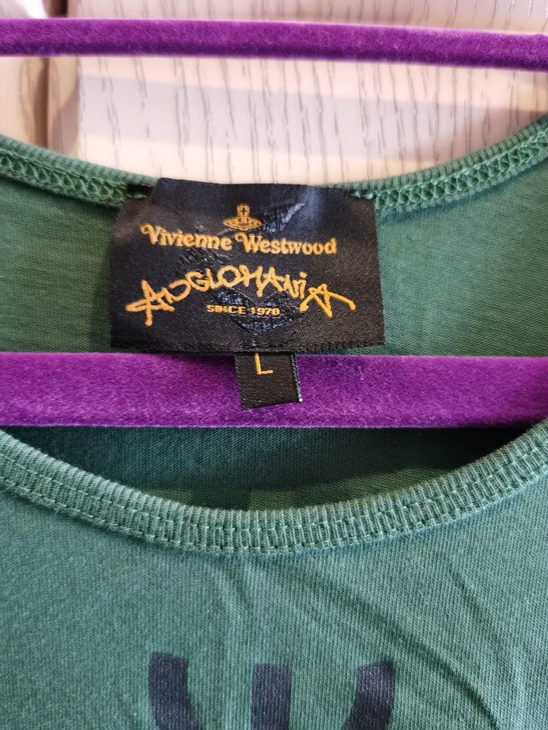 Vivienne Westwood Vivienne Westwood Green Short Sleeve T-shirt - dmc Size US L / EU 52-54 / 3 - 3 Thumbnail