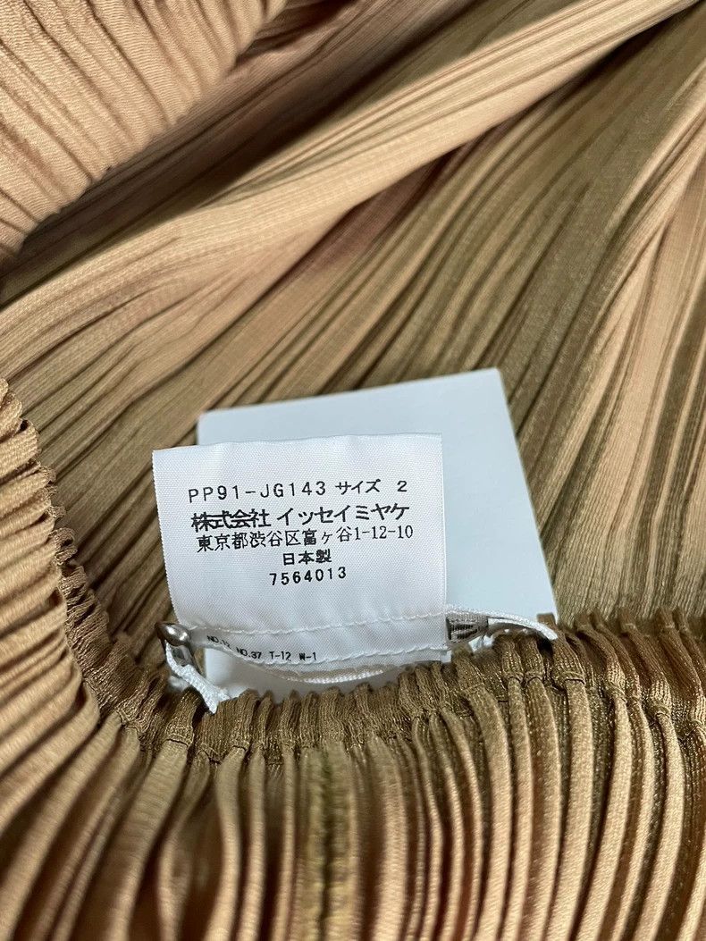 Issey Miyake Issey Miyake PP Beige Pleated Skirt - dmc Size US 26 / EU 42 - 4 Thumbnail
