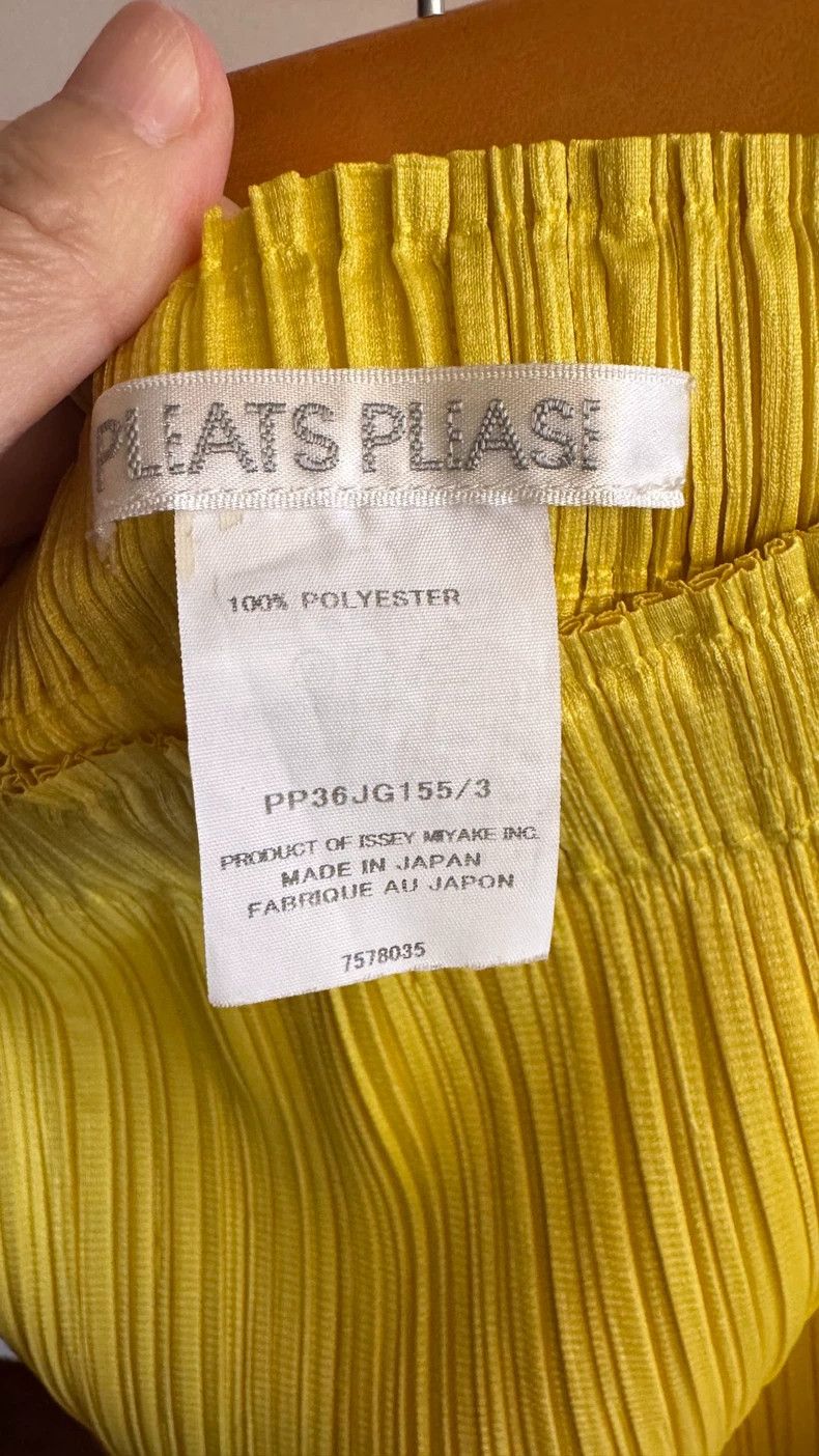 Issey Miyake Issey Miyake Pleated Yellow Skirt - dmc Size US 30 / EU 46 - 2 Thumbnail