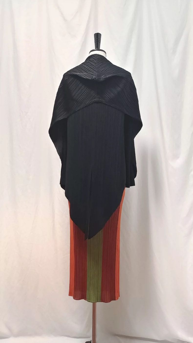 Issey Miyake Issey Miyake Black Asymmetrical Coat - dmc Size US M / EU 48-50 / 2 - 6 Thumbnail