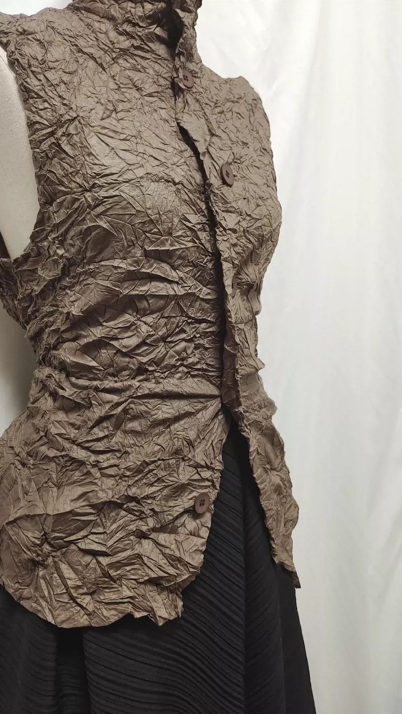 Issey Miyake Issey Miyake Permanent Vintage Pleated Vest - dmc Size US M / EU 48-50 / 2 - 3 Thumbnail