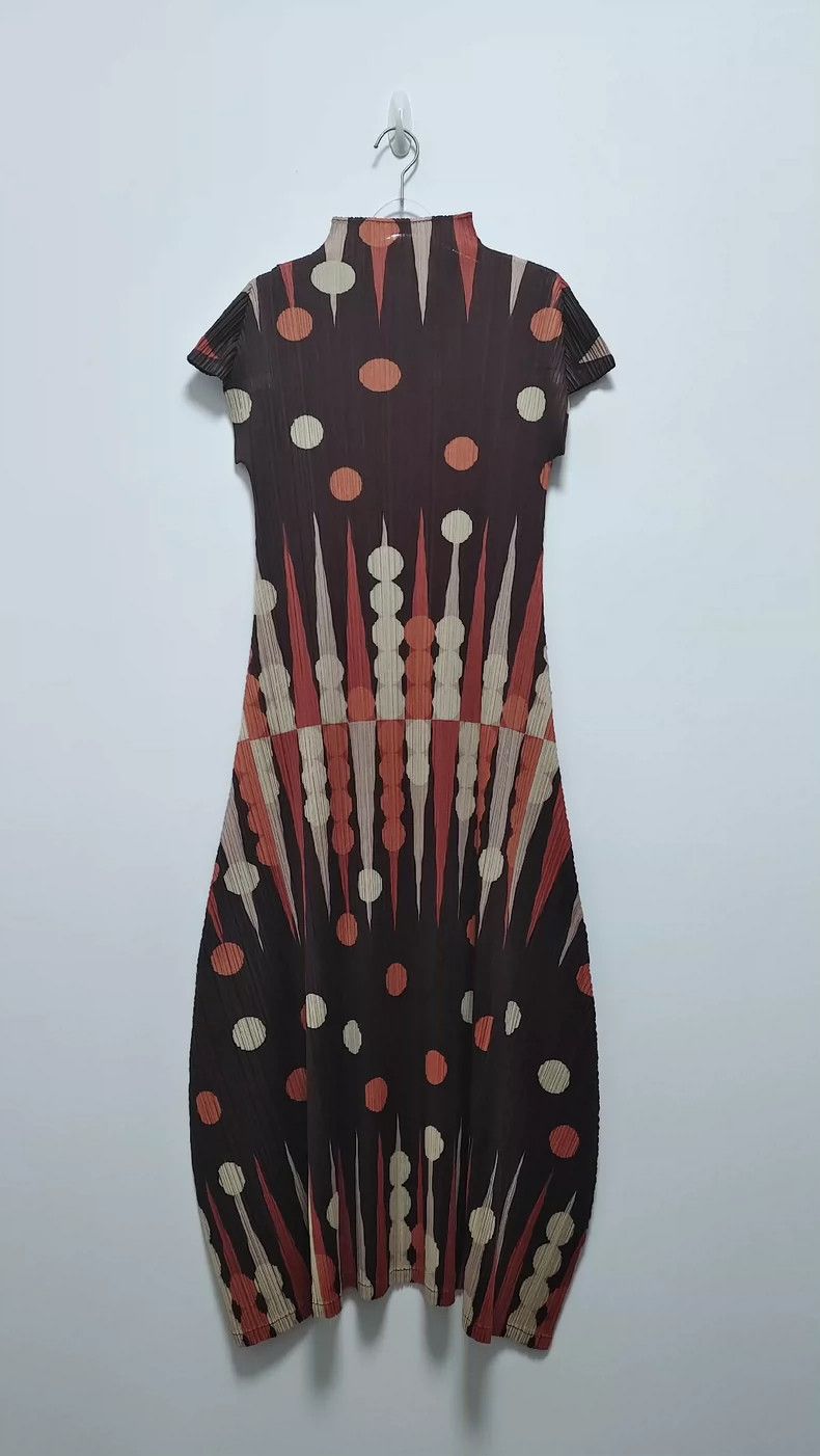 Issey Miyake Issey Miyake PP Vintage Polka Dot Dress - dmc Size US 30 / EU 46 - 2 Thumbnail
