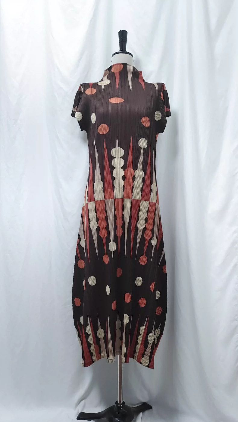 Issey Miyake Issey Miyake PP Vintage Polka Dot Dress - dmc Size US 30 / EU 46 - 4 Thumbnail