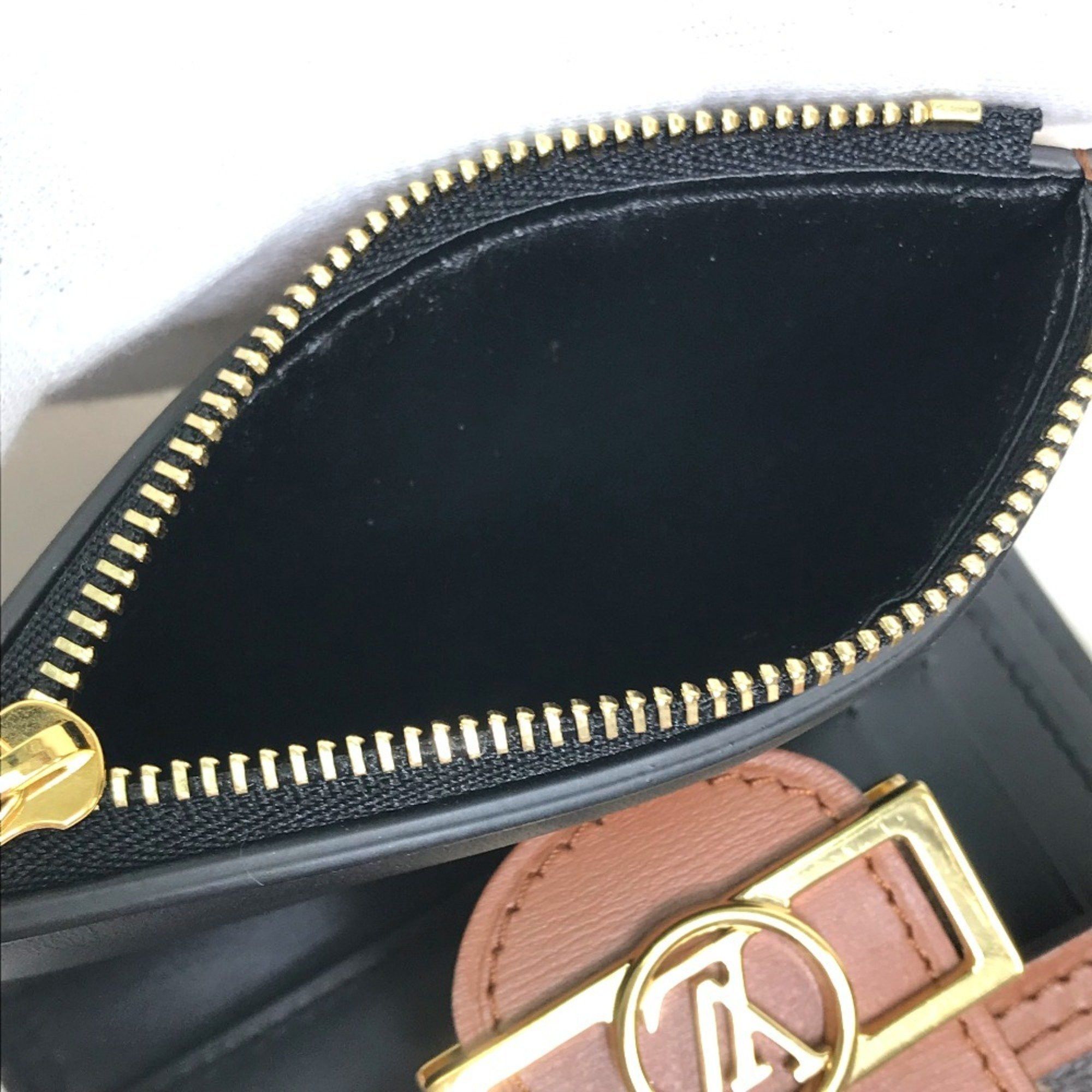 Louis Vuitton LOUIS VUITTON M68725 Monogram Reverse Portefeuille Dauphine Compact Trifold Wallet in Canvas, Brown, Women's Size ONE SIZE - 12 Thumbnail