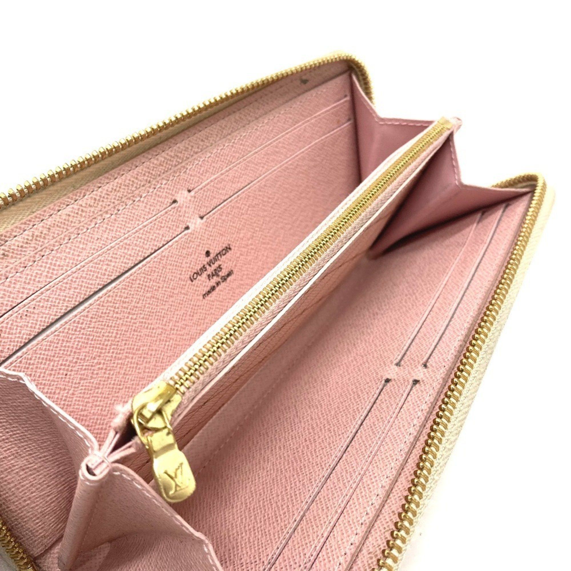 Louis Vuitton LOUIS VUITTON N60109 Damier Azur Summer Trunk Collection Portefeuille Clemence Long Wallet in Canvas, Women's, White Size ONE SIZE - 12 Thumbnail