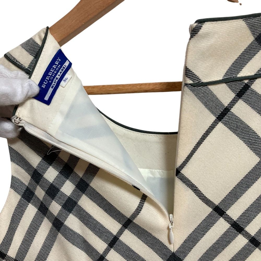 Burberry Burberry Burberry Blue Label Dress Cotton Dresses Size ONE SIZE - 4 Thumbnail