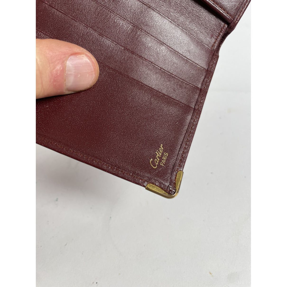 Cartier Burgundy Patent Leather Purse Size ONE SIZE - 5 Thumbnail