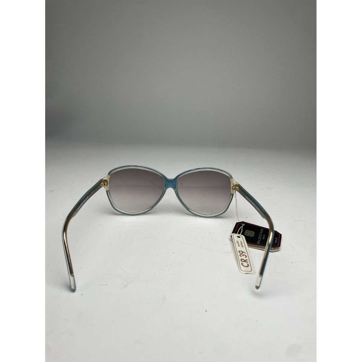 Balenciaga Blue Plastic Sunglasses Size ONE SIZE - 3 Thumbnail
