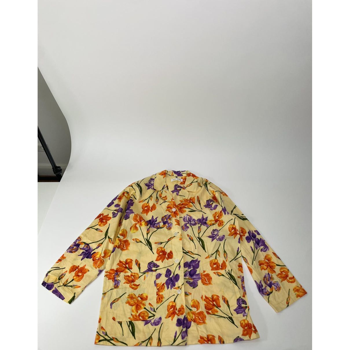 Yves Saint Laurent Multicolour Cotton Knitwear Size L / US 10 / IT 46 - 2 Thumbnail