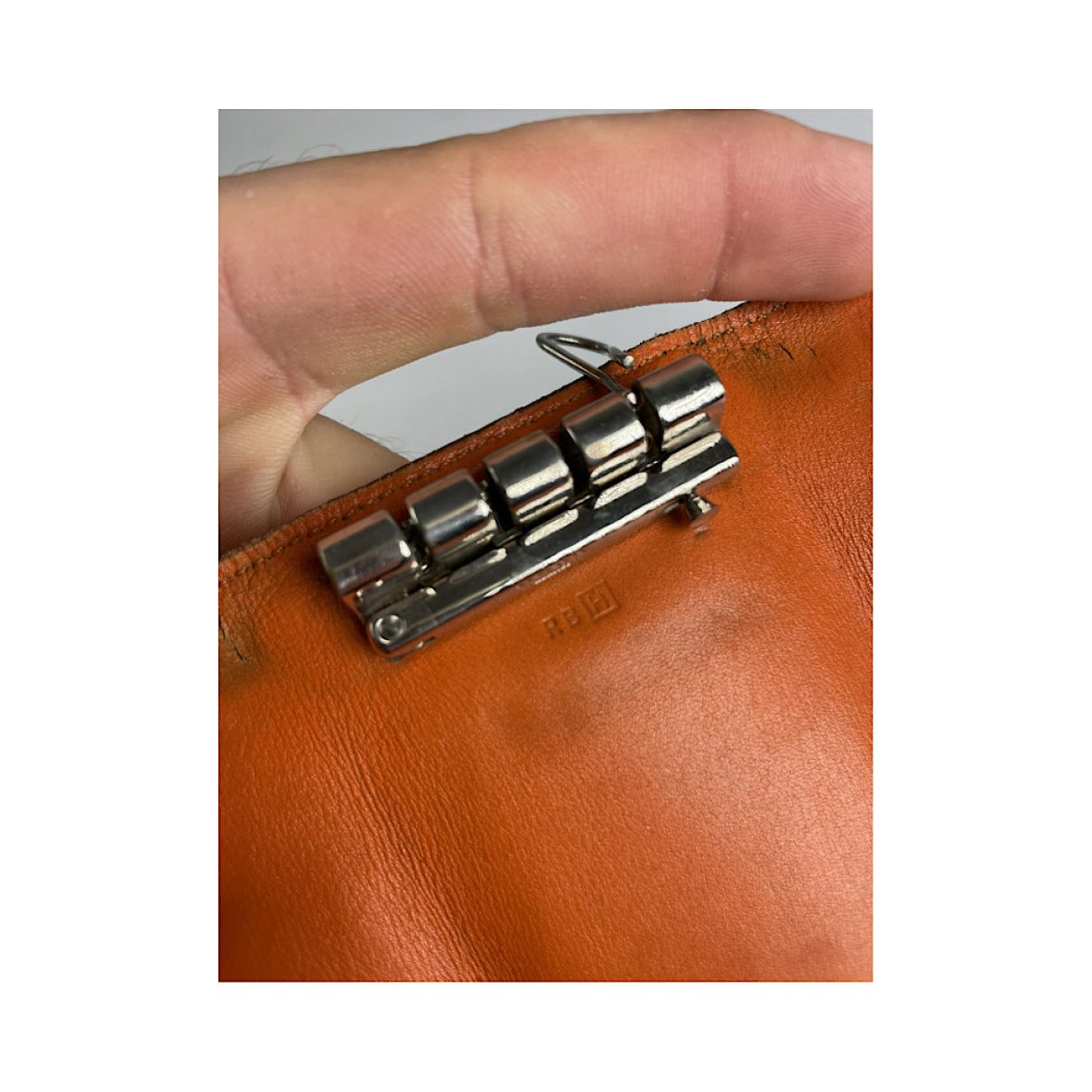 Other Hermès Orange Leather Purse Size ONE SIZE - 4 Thumbnail