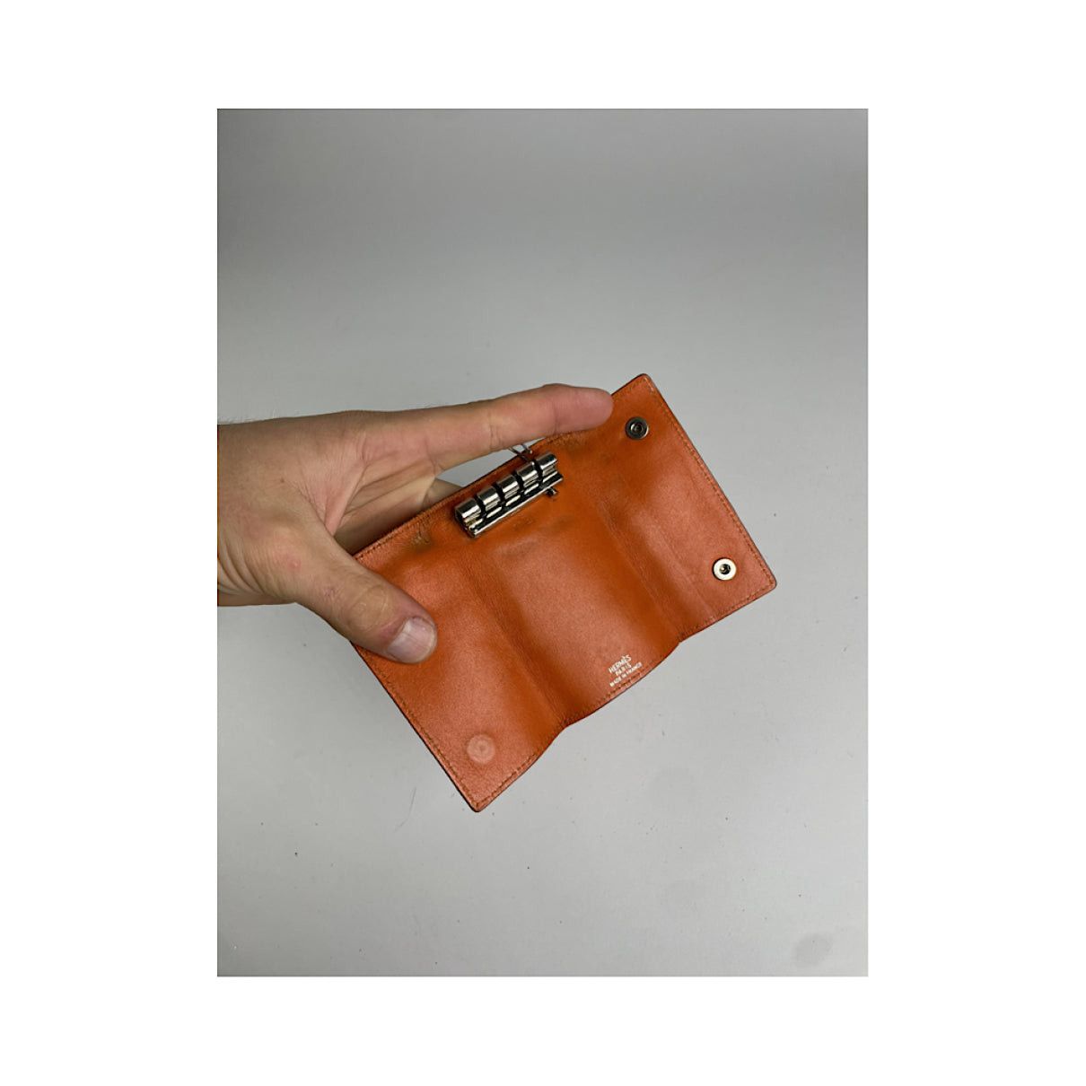 Other Hermès Orange Leather Purse Size ONE SIZE - 3 Thumbnail