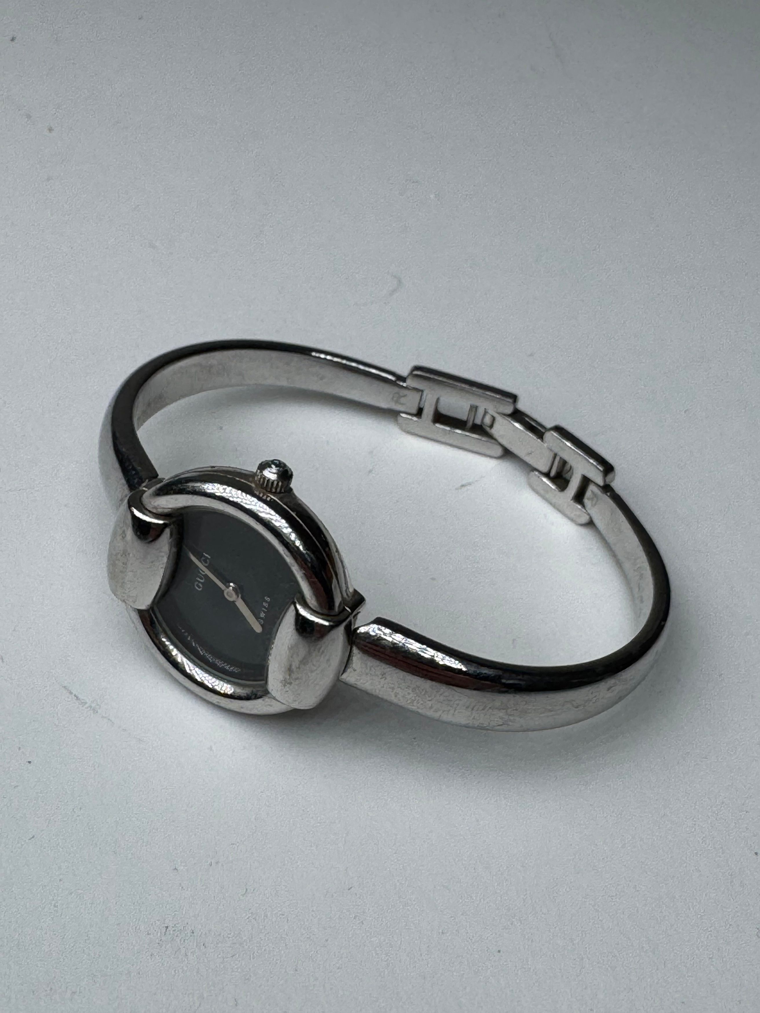 Gucci Vintage Horsebit Steel Watch Silver Size ONE SIZE - 4 Thumbnail