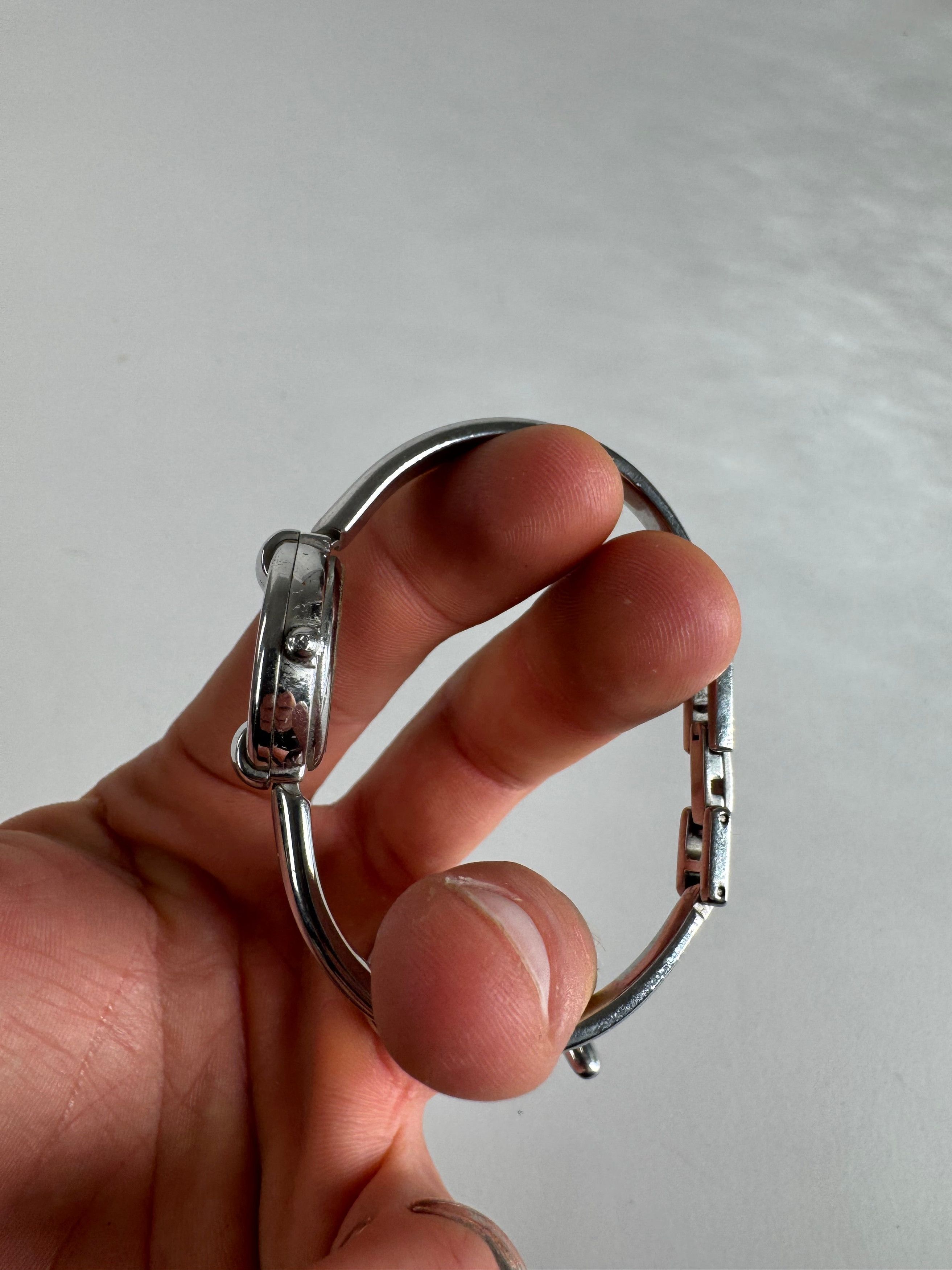 Gucci Vintage Horsebit Steel Watch Silver Size ONE SIZE - 3 Thumbnail